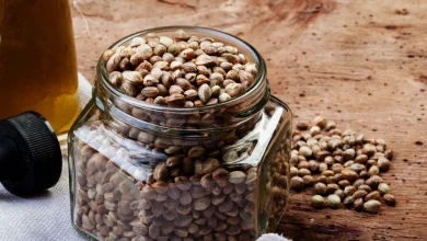 Cannabis Seeds in Jar